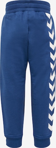 Hummel Tapered Workout Pants 'APPLE' in Blue