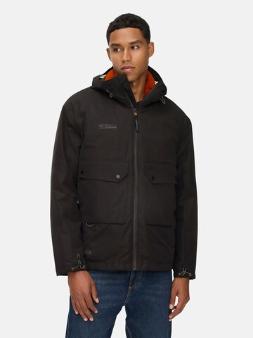 CAMEL ACTIVE teXXXactive® Jacke mit 2-in-1-Funktion in Schwarz: Vorderseite