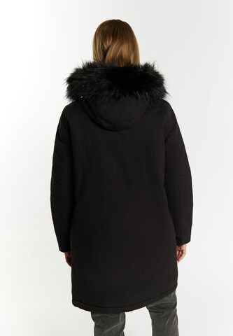 melns DreiMaster Vintage Ziemas parka