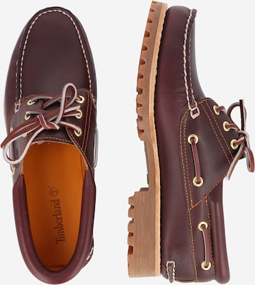 TIMBERLAND Šněrovací boty 'Authentics 3 Eye Classic Lug' – hnědá