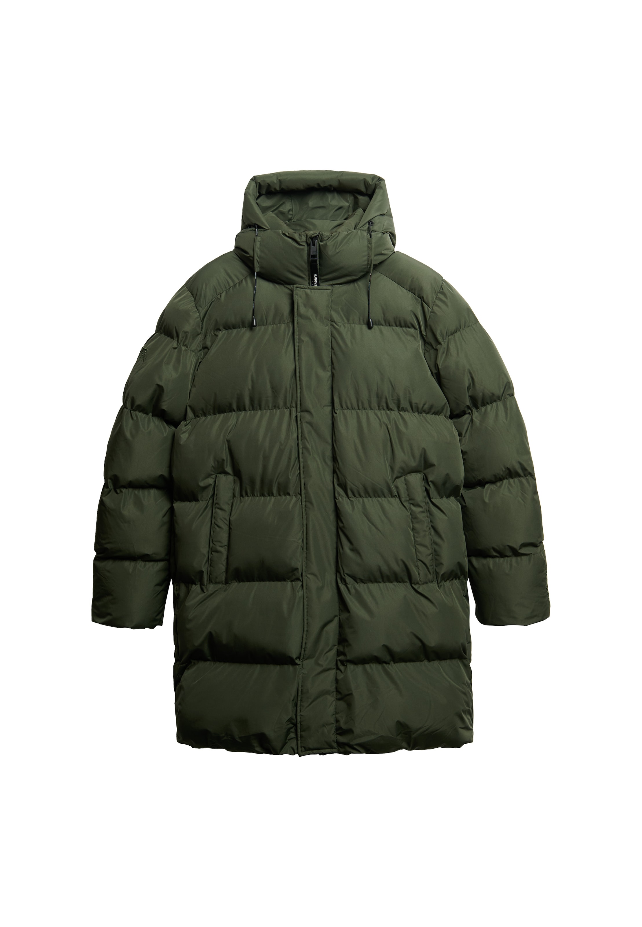 Superdry Winterjas in Groen: voorkant