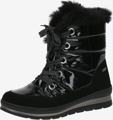 CAPRICE Snowboots in Zwart: voorkant