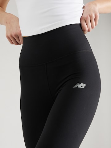 new balance Skinny Športne hlače 'Essentials Harmony' | črna barva
