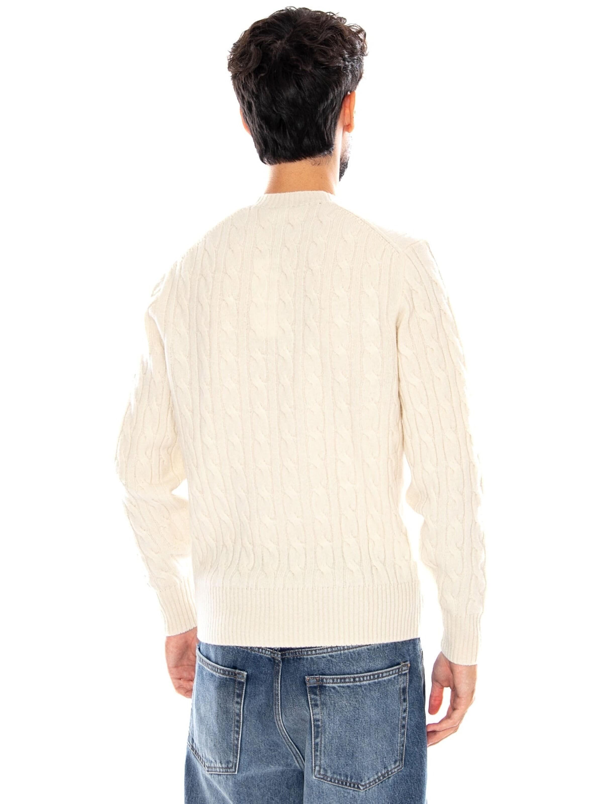 LACOSTE Sweter 'BEIGE PULLOVER' w kolorze beżowy