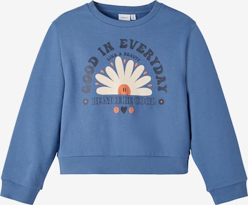 NAME IT Sweatshirt 'Tiffa' in Blau: predná strana