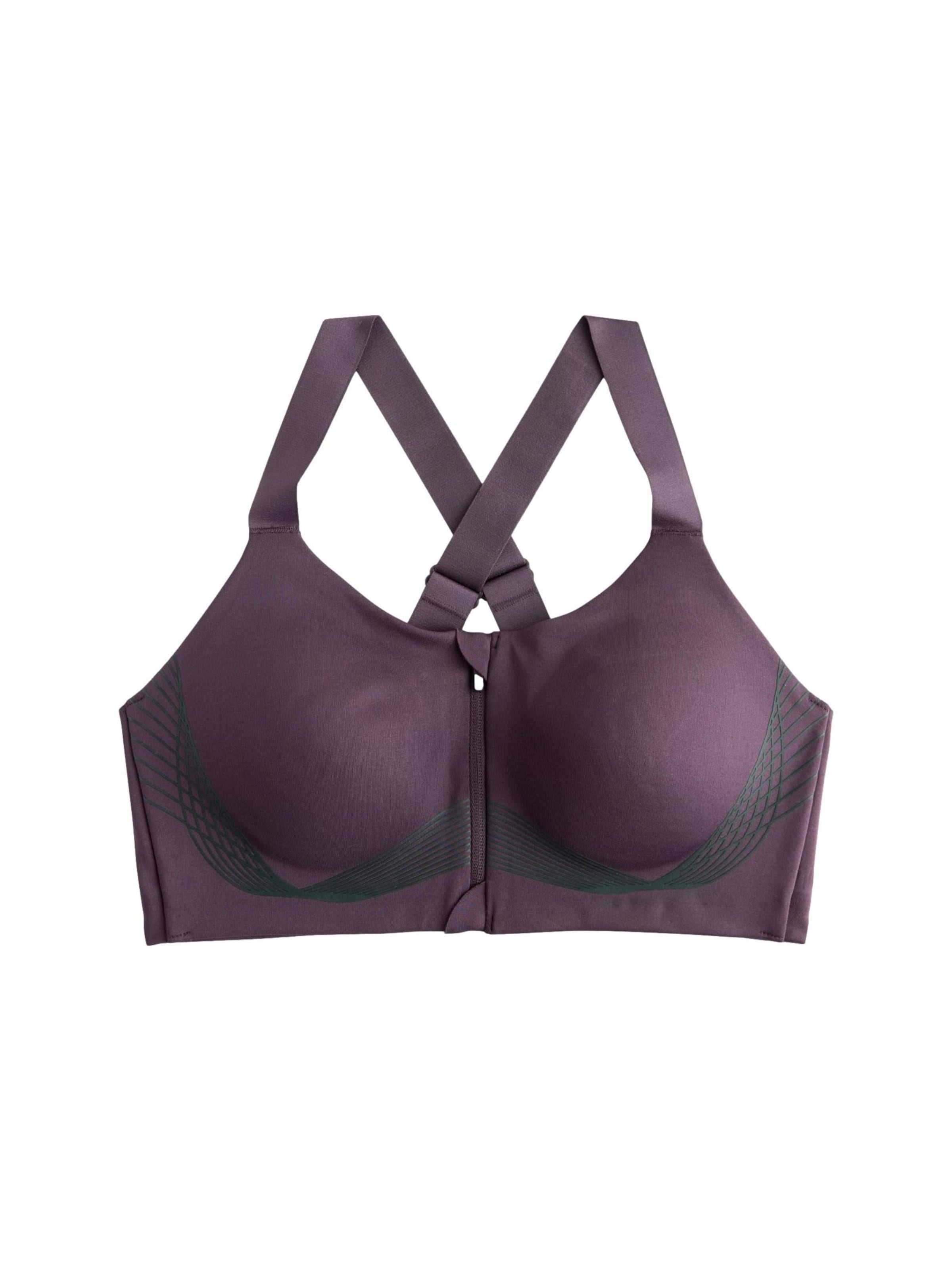 Next Korzetová Sportovní podprsenka – fialová: přední strana
