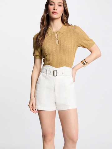 Morgan Sweater 'MCABI' in Yellow: front