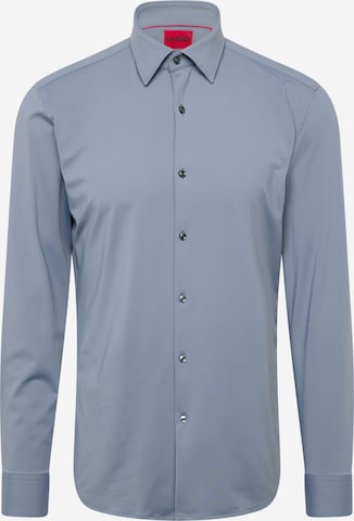 HUGO Red Button Up Shirt 'Kenno' in Blue: front