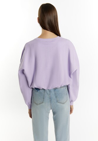 MYMO Sweatshirt 'Keepsudry' in Lila