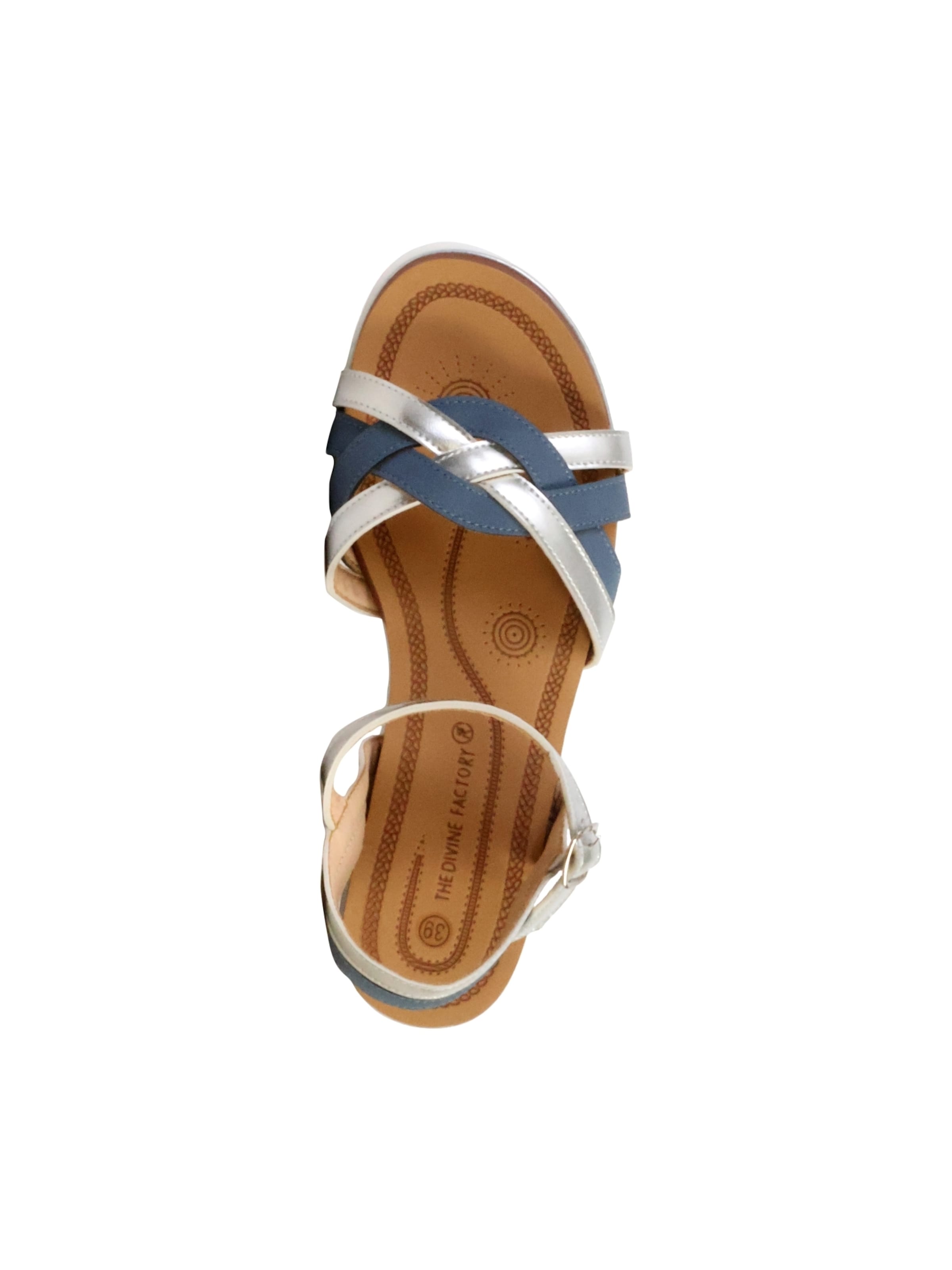 The Divine Factory Sandal in Blue