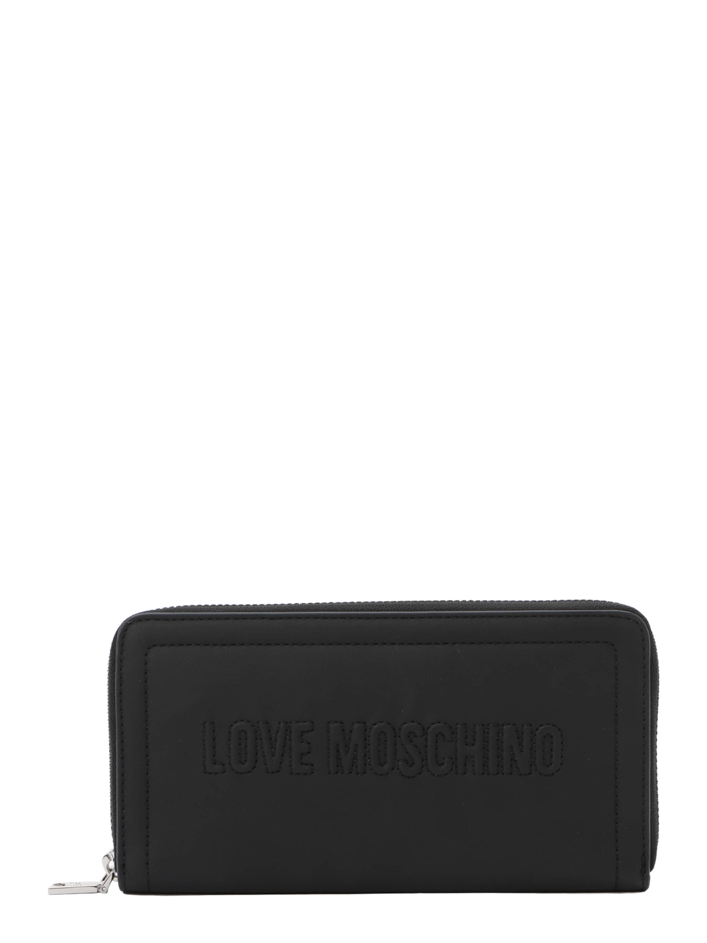 Portamonete di Love Moschino in nero: frontale