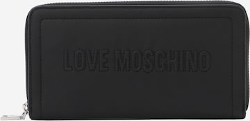 Portamonete di Love Moschino in nero: frontale