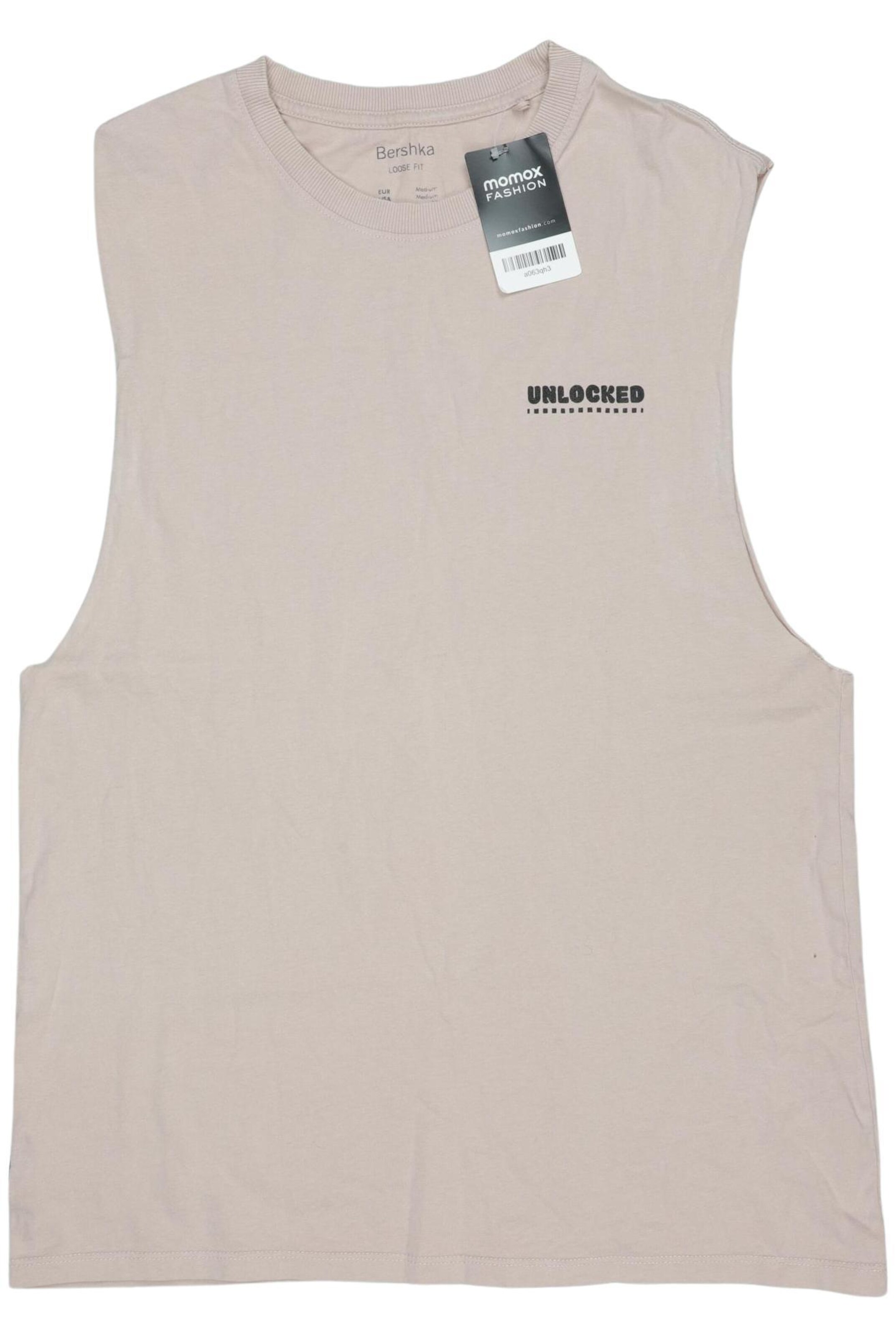 Bershka T-Shirt M in Beige: Vorderseite