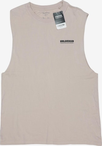 Bershka T-Shirt M in Beige: Vorderseite
