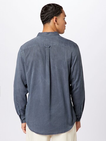 Cotton On Regular fit Button Up Shirt 'Stockholm' in Blue