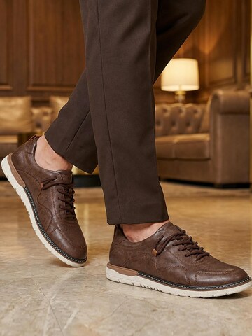 ALLTHEMEN Schnürschuh 'Tritt'‌‌‌‌ in Braun