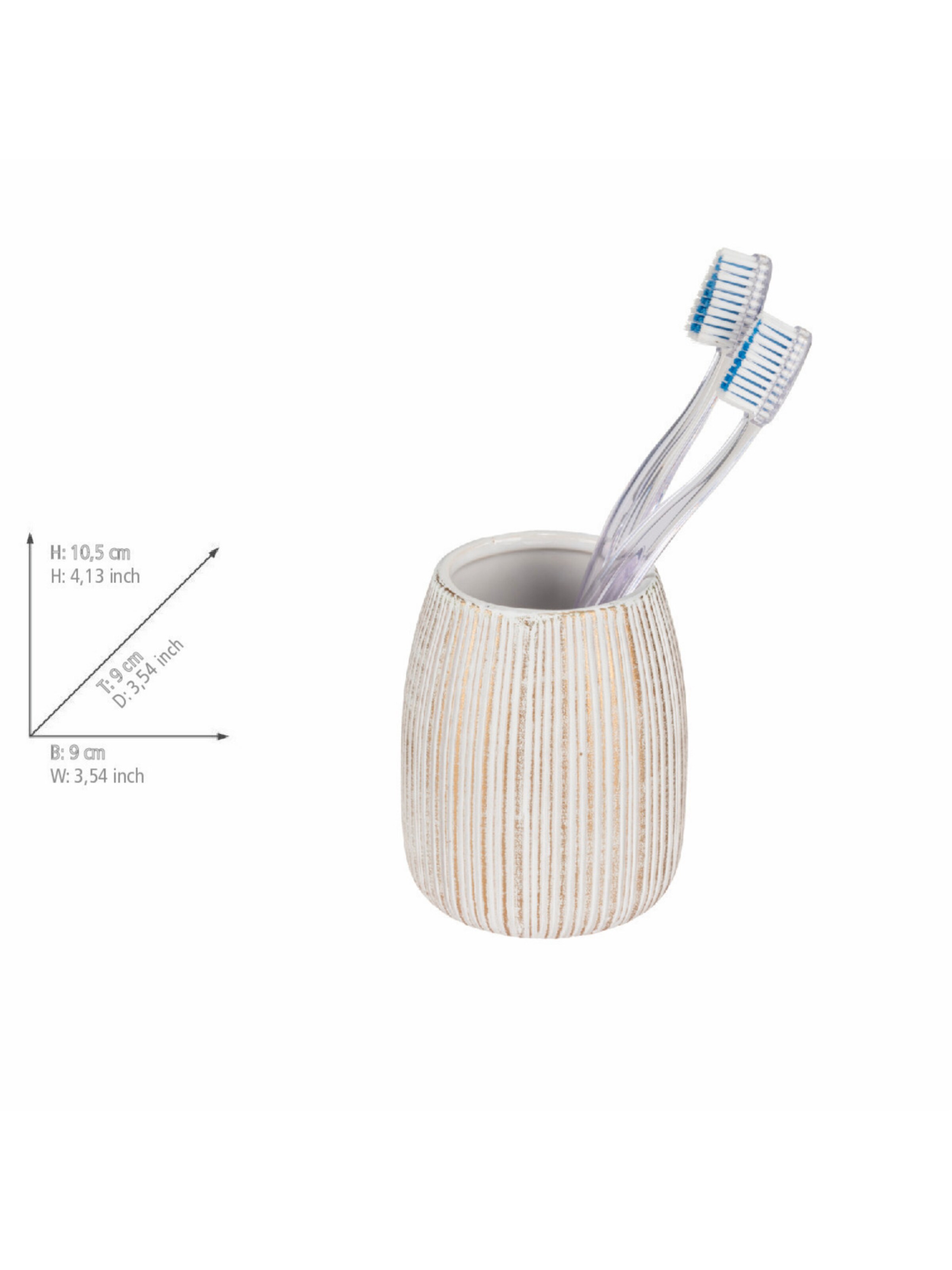 Wenko Bathroom Set in Gold