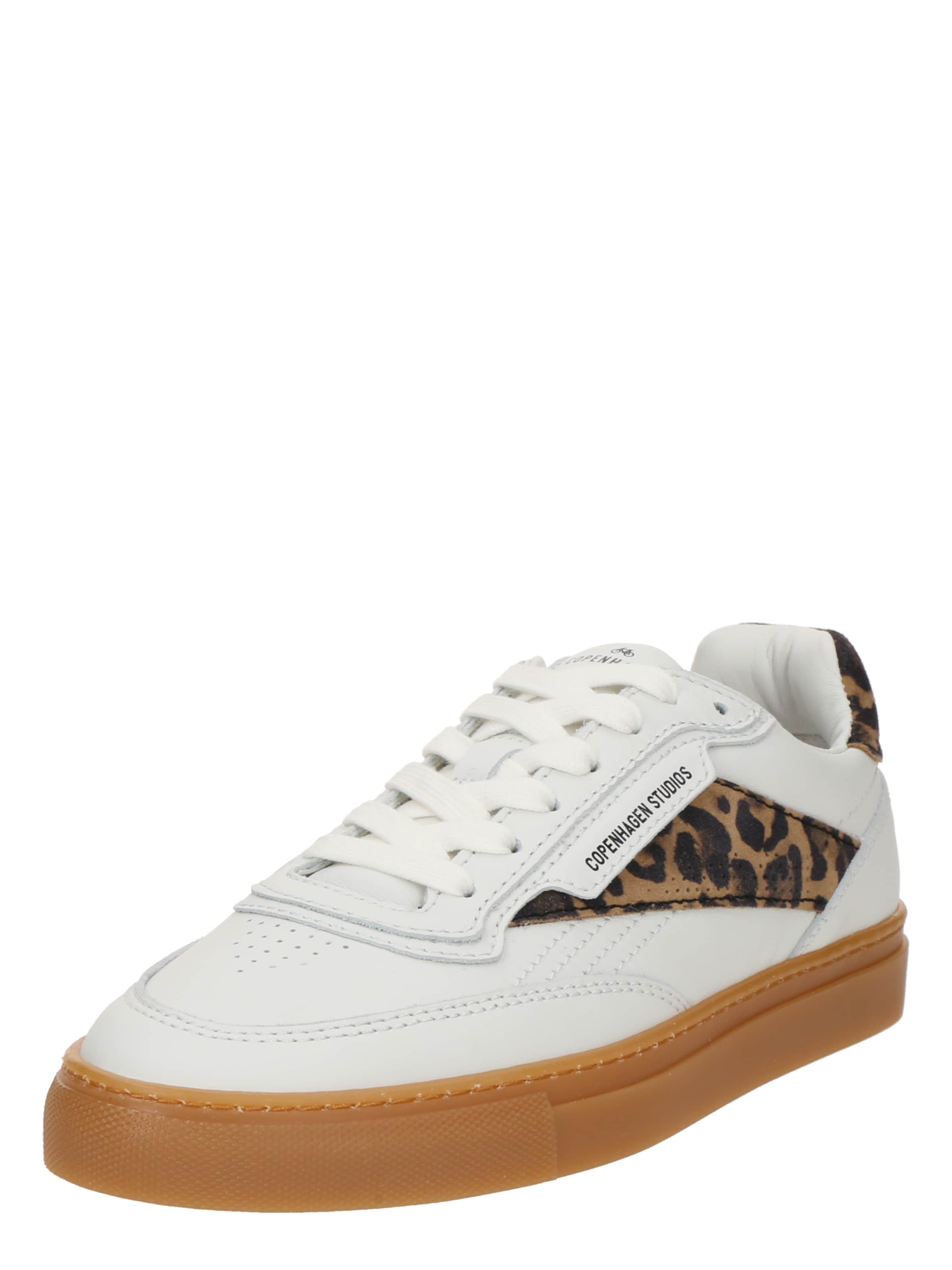 Baskets basses Copenhagen Studios en blanc : devant