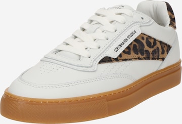 Baskets basses Copenhagen Studios en blanc : devant