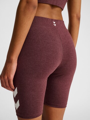 Skinny Pantalon de sport 'Pulse' Hummel en marron