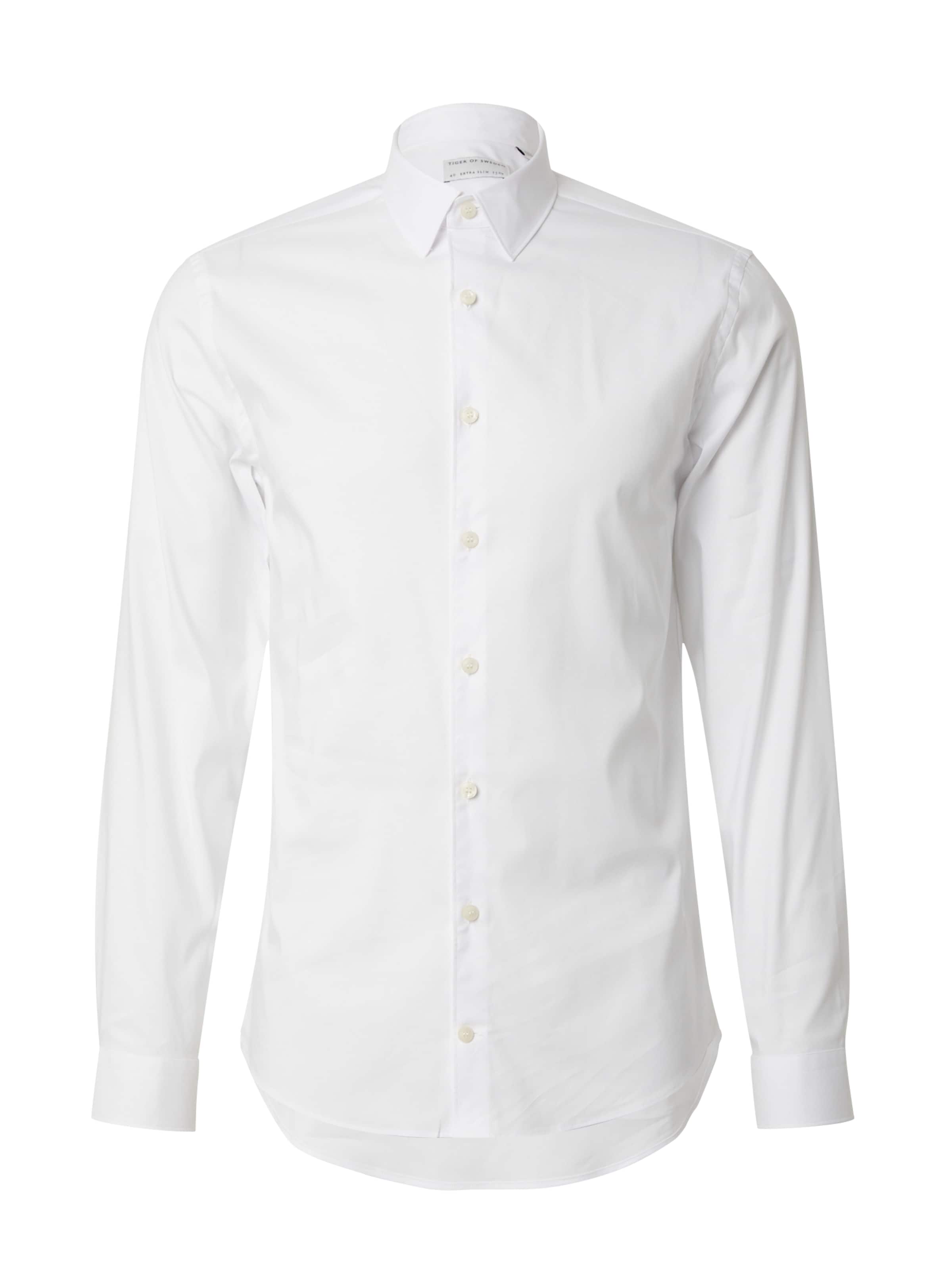 Tiger of Sweden Slim fit Koszula 'FILBRODIE' w kolorze biały: przód