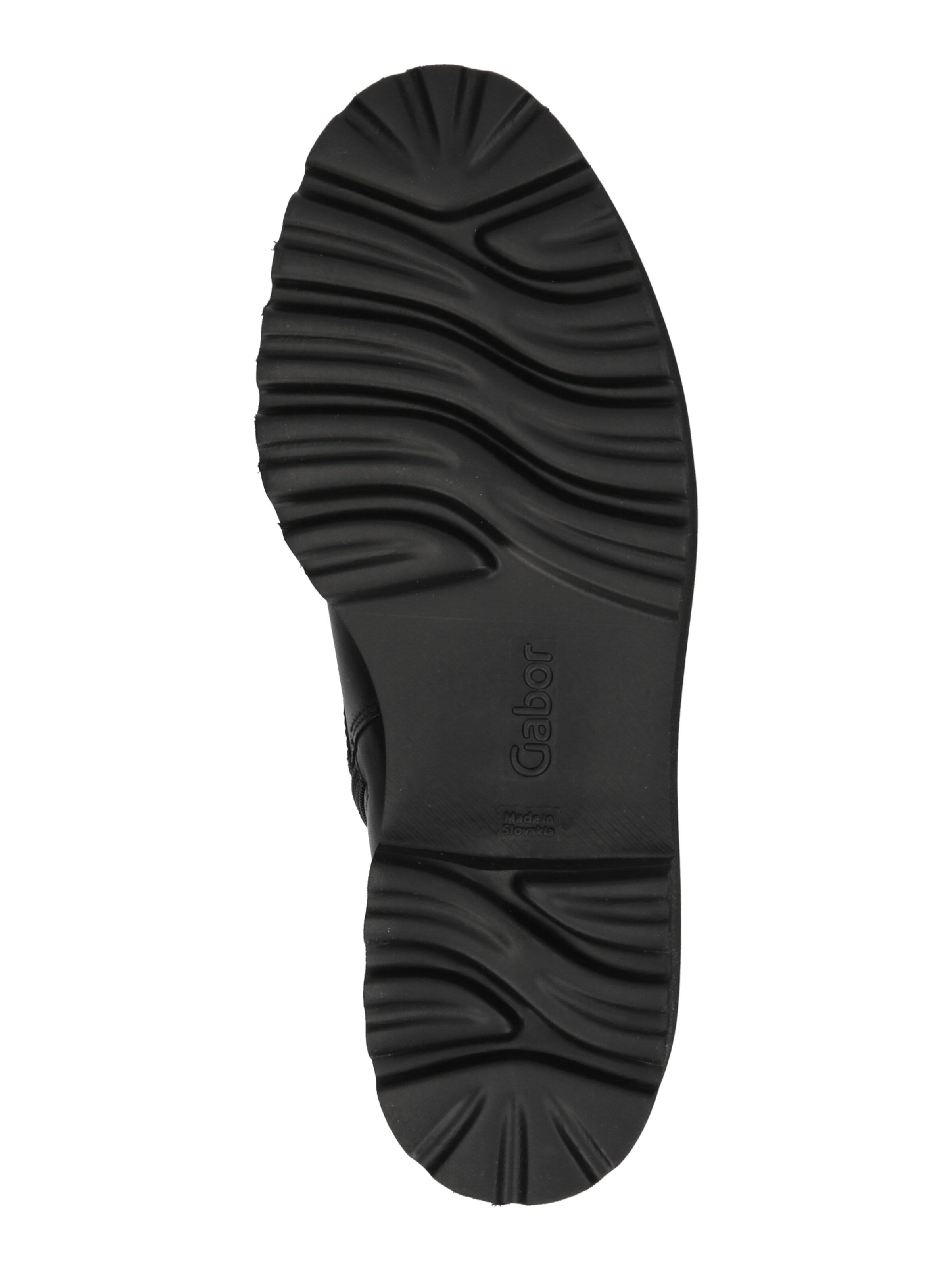 GABOR Schnürstiefelette in Schwarz