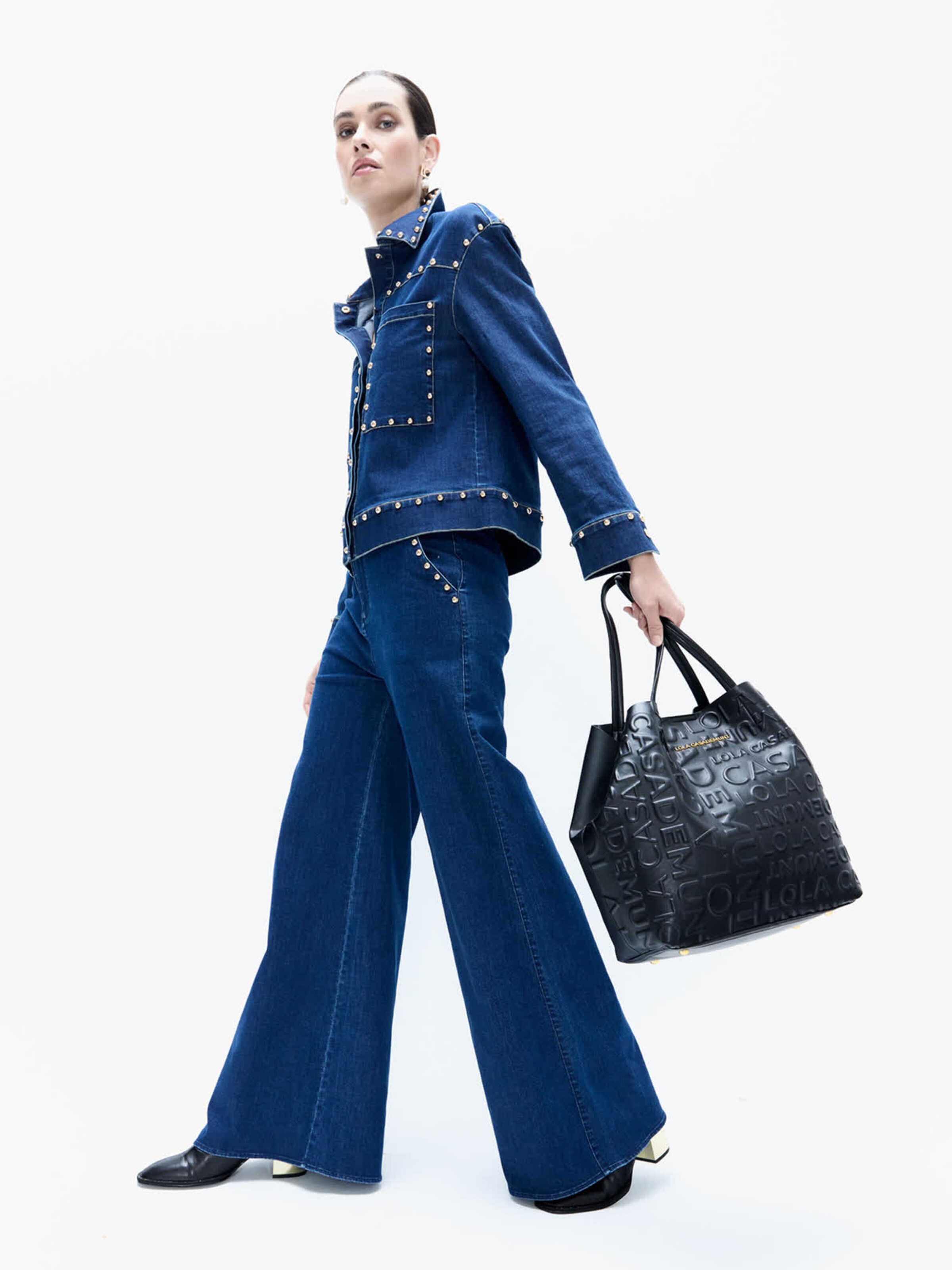 Lola Casademunt Torba shopper w kolorze czarny: przód