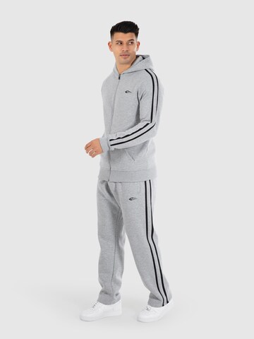 Veste de survêtement 'Miran' Smilodox en gris