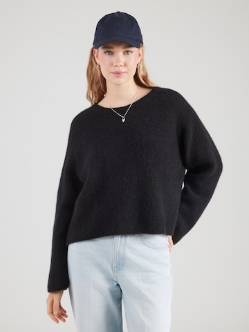AMERICAN VINTAGE Trui 'VITOW' in Zwart: voorkant