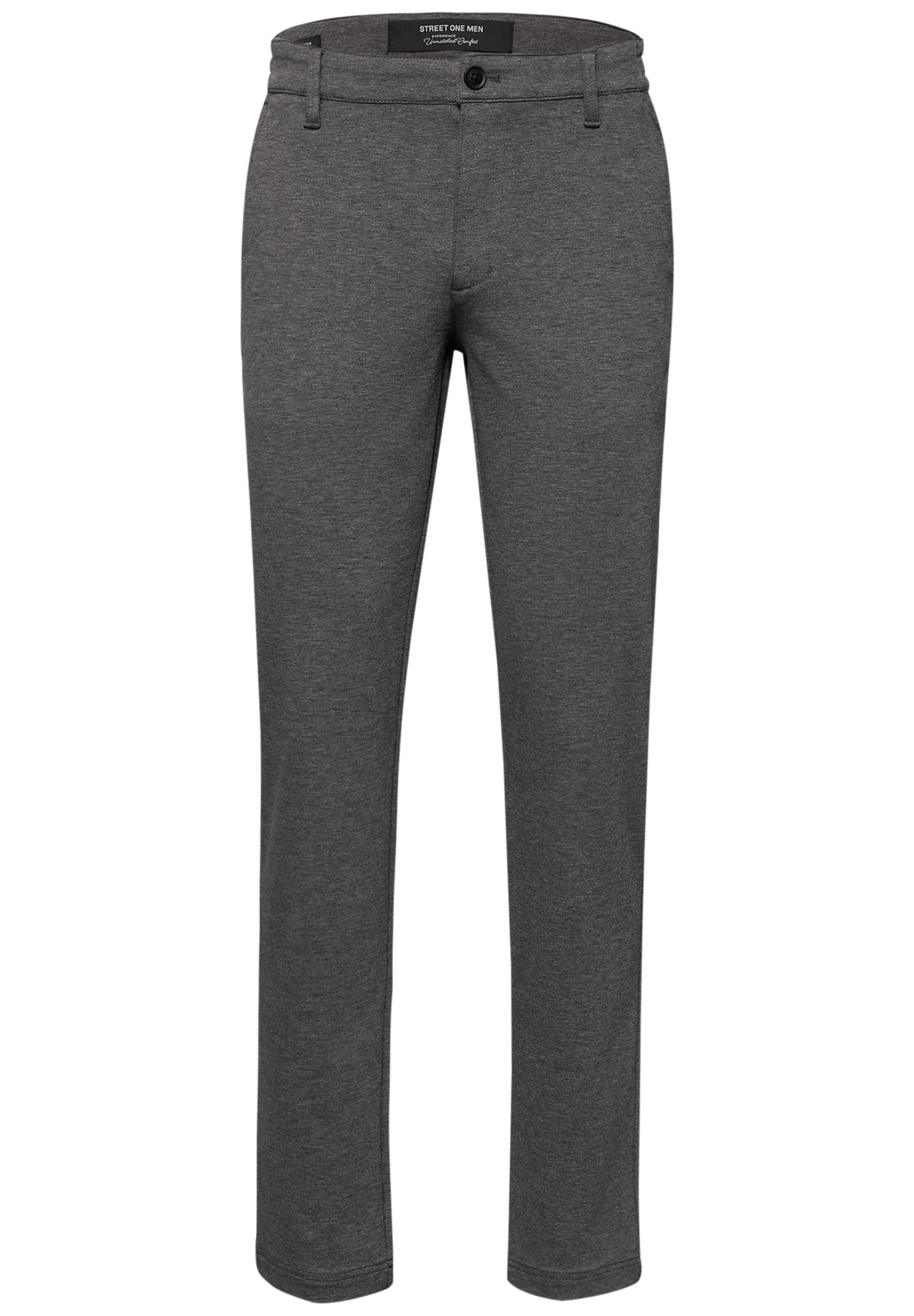 Street One MEN Chino Pants in Grey: front