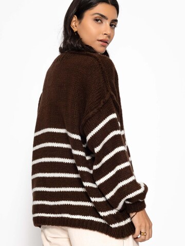 SASSYCLASSY Oversized Cardigan in Brown
