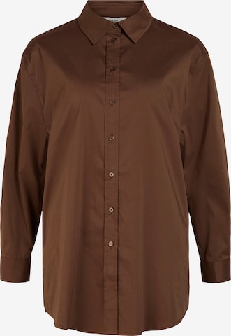 OBJECT Blouse in Brown: front