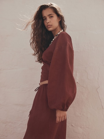 Next Bluse in Braun