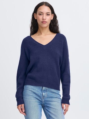 ICHI - Jersey 'IHDASILA' en azul: frente