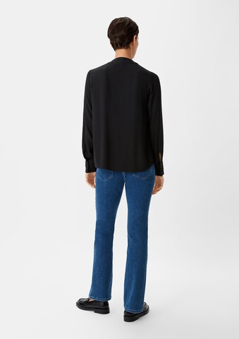 COMMA Bluse in Schwarz: Rückseite