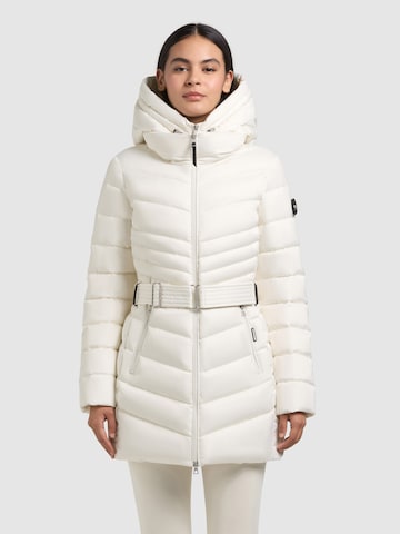 Veste d’hiver 'Kina' khujo en blanc : devant