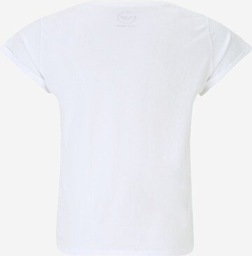 River Island Plus - Camiseta en blanco