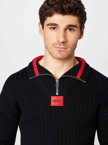 HUGO Red Sweater 'Sib' in Black