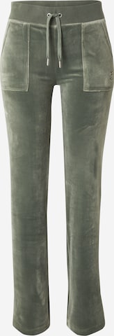 Pantalon 'DEL RAY' Juicy Couture en vert : devant