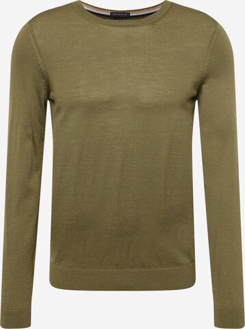 BOSS Pullover 'Leno' i grøn: forside