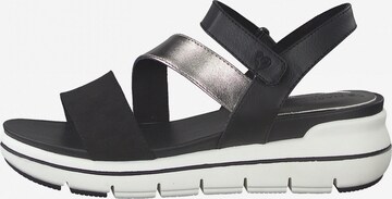 Earth Edition by Marco Tozzi Sandals in Black