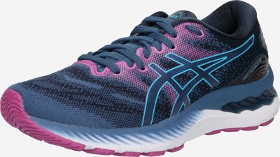 ASICS Tenisice za trčanje 'Gel-Nimbus 23' u plava / mornarsko plava / ljubičasta, Pregled proizvoda