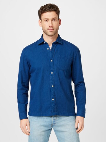 ESPRIT Regular Fit Hemd in Blau: predná strana