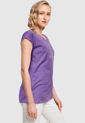 T-shirt 'Love 2' Merchcode en violet