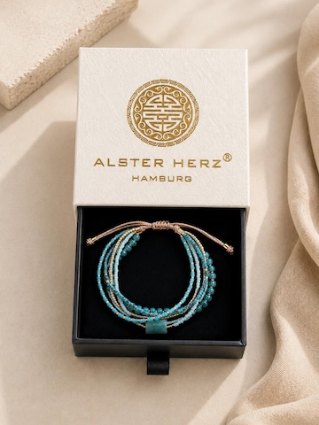 Bracelet 'Ibiza Summer' Alster Herz en bleu