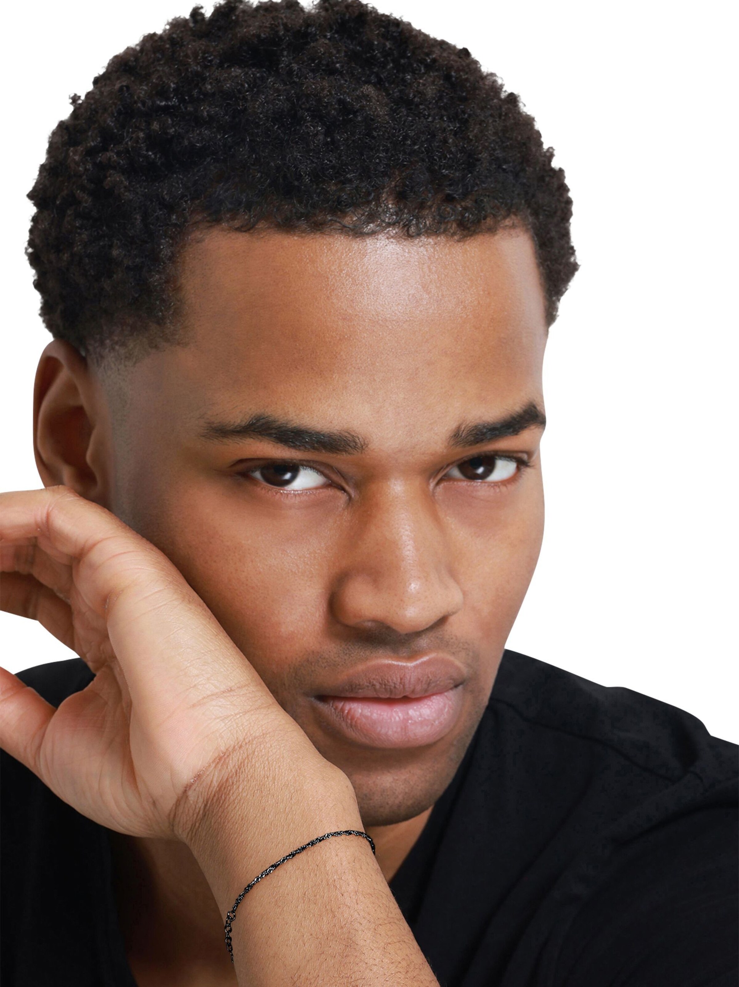 Heideman Bracelet 'Meikel' in Black: front