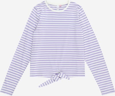 Vero Moda Girl Shirt 'Sille Alma' in de kleur Lichtlila / Offwhite, Productweergave