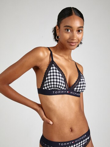 Tommy Hilfiger Underwear Triangle Bra in Blue: front