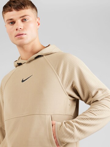 NIKE Athletic Sweatshirt in Beige