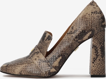 Kazar Pumps in Beige: Vorderseite